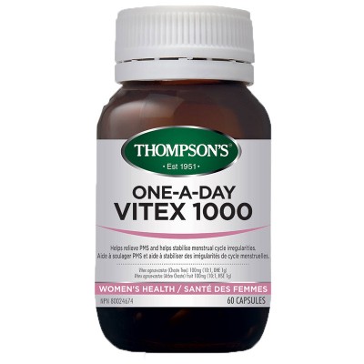 Thompson's 汤普森 圣洁莓 60粒 平衡荷尔蒙